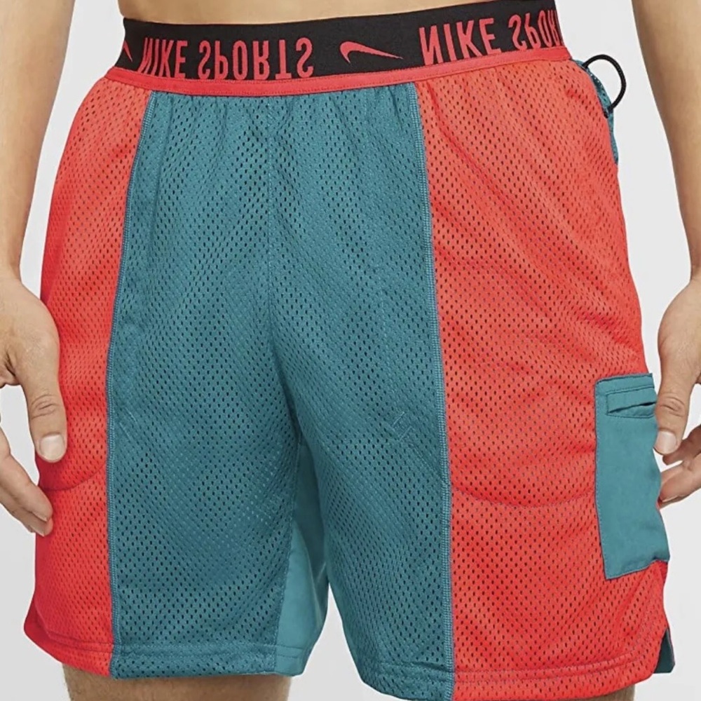Nike Dri-Fit Sport Clash Reversible Training Shorts CJ7645-379 Men's Size Large